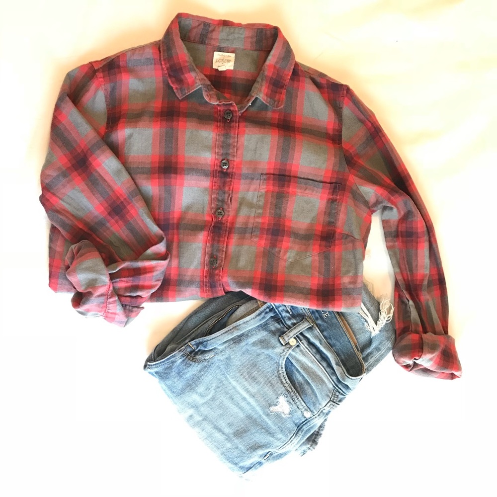 J. Crew button up flannel